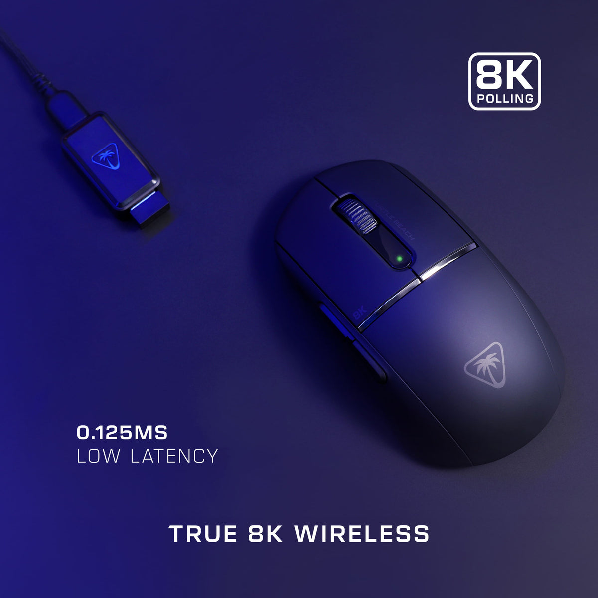 Turtle Beach - Burst II Pro High-Performance Ultra-Lightweight Wireless Optical Esports Gaming Mouse - Wireless - Black