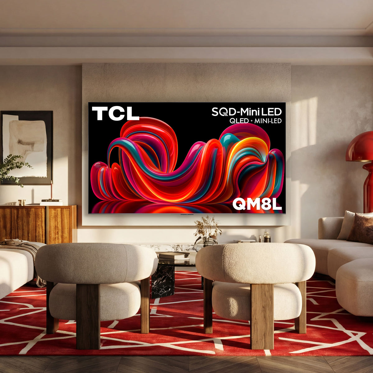 TCL - 65" Class QM8L Series 4K UHD HDR SQD-Mini LED Smart TV with Google TV (2026)