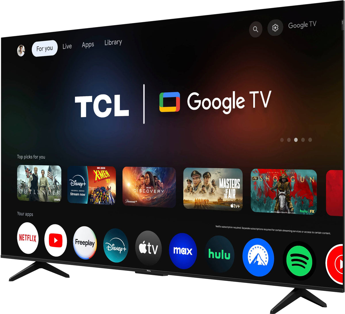 TCL - 85" Class Q5K Series 4K UHD QLED LED Smart Google TV (2025)