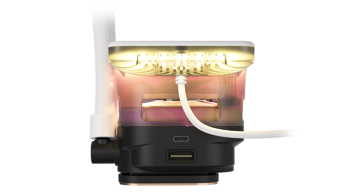 CORSAIR - iCUE LINK TITAN II 360 RX LCD AIO Liquid CPU Coolers - White