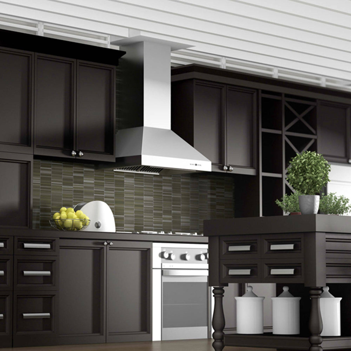 ZLINE - 42 inches - Externally Vented - Wall Range Hood - Stainless Steel