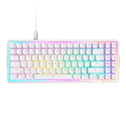 NZXT - Function Elite MiniTKL Wired Magnetic RGB Gaming Keyboard - White