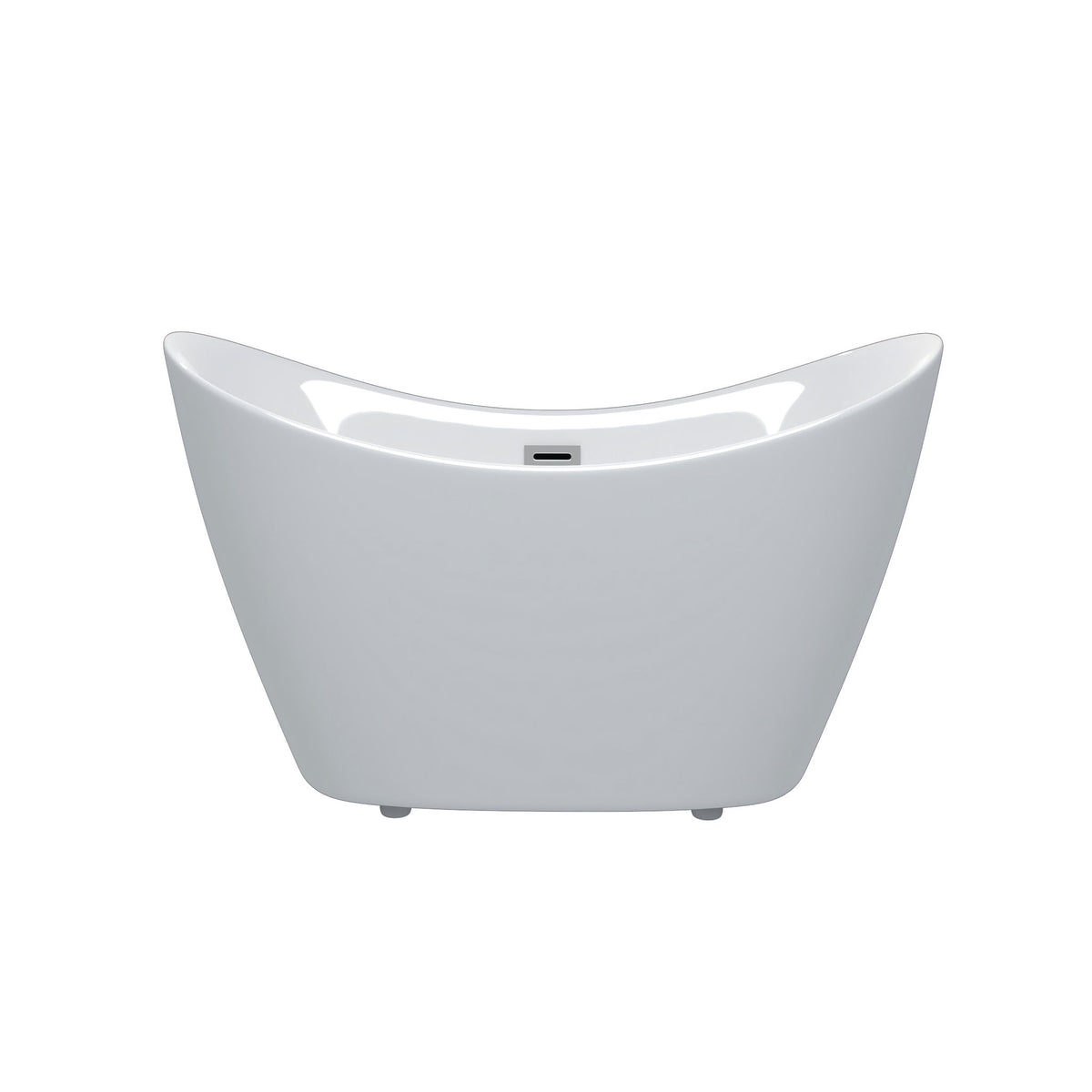 Bañera Independiente Con Rebosadero Y Drenaje Pop-Up, Diseño Ergonómico