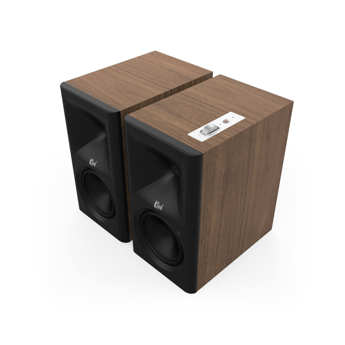 Klipsch - The Fives II Powered Bookshelf Speakers (Pair) - Walnut