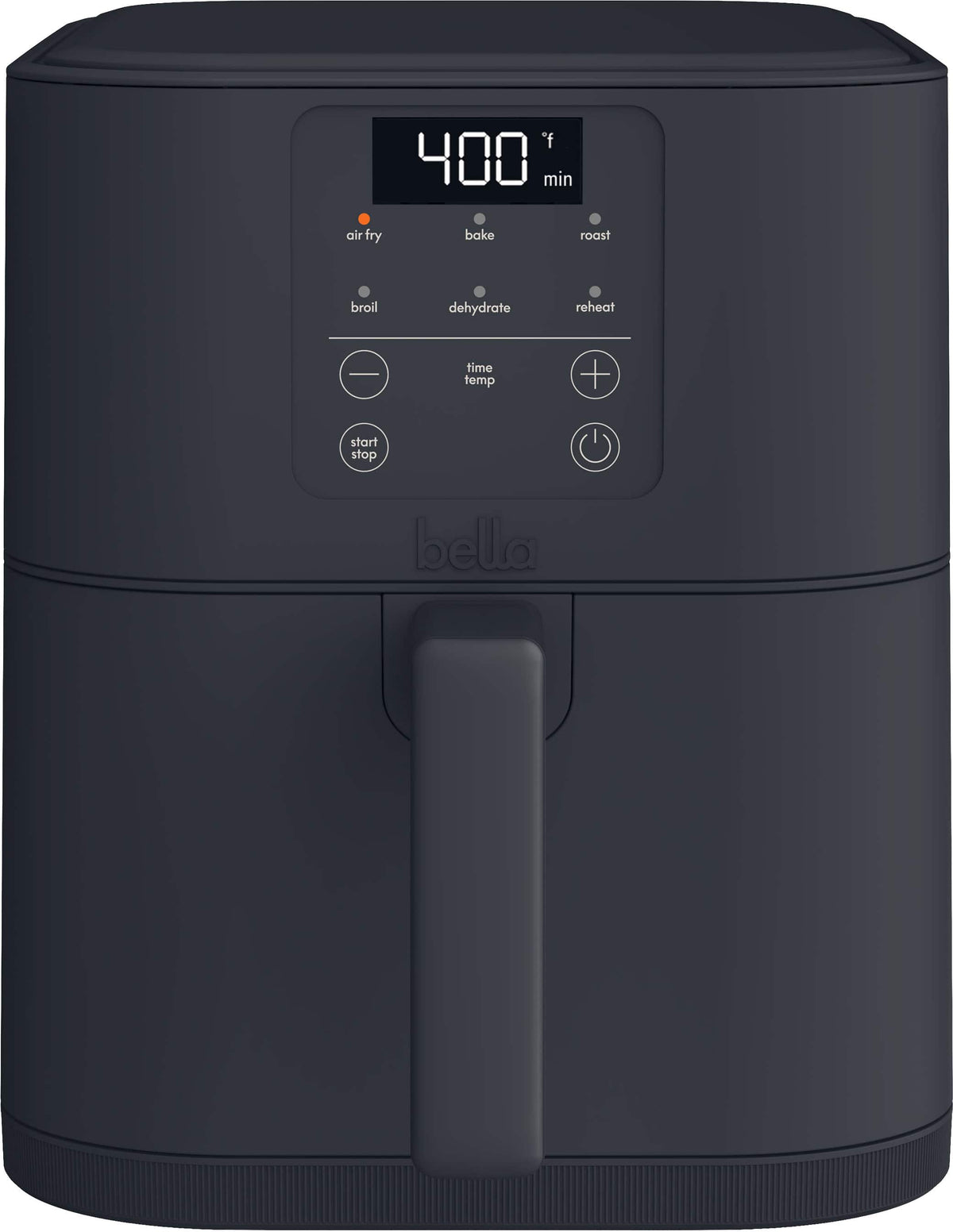 Bella - Fits-anywhere Kitchenware: 6-qt. Slim Air Fryer - Slate