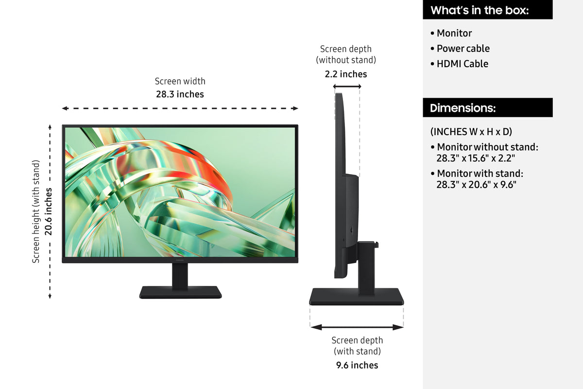 Samsung - 32" ViewFinity S7 (S71H) 4K UHD IPS High Resolution Monitor with HDR10 - Black
