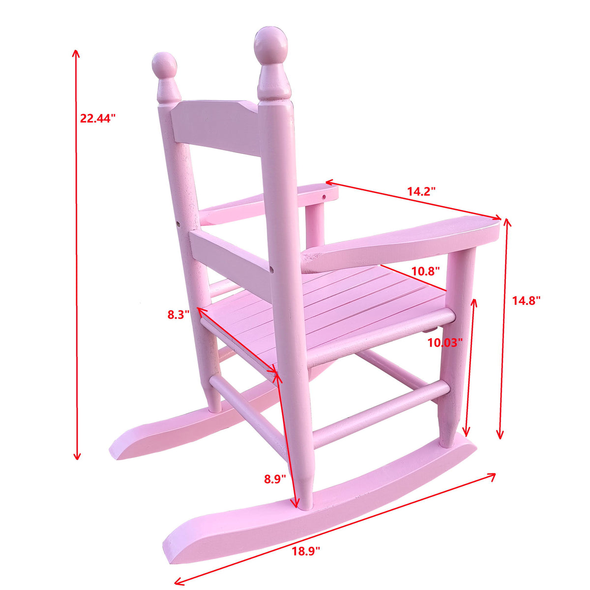Mecedora para niños para interiores o exteriores, adecuada para niños, duradera