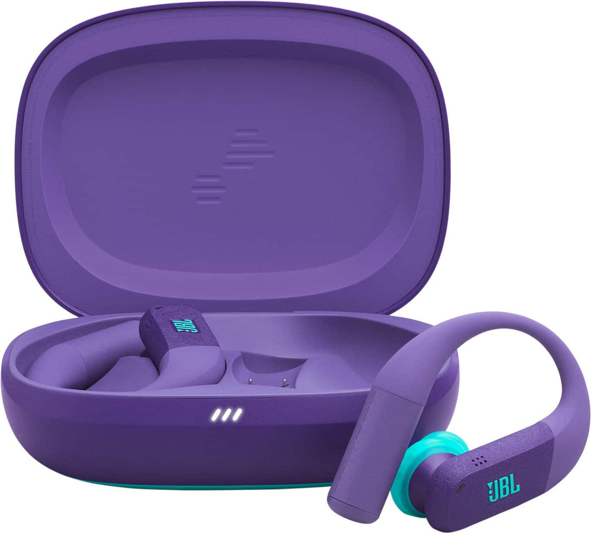JBL - Endurance Peak 4 - TRUE Wireless BluetoothNoise Cancelling Sport In-Ear Earbuds - 2026 - Purple