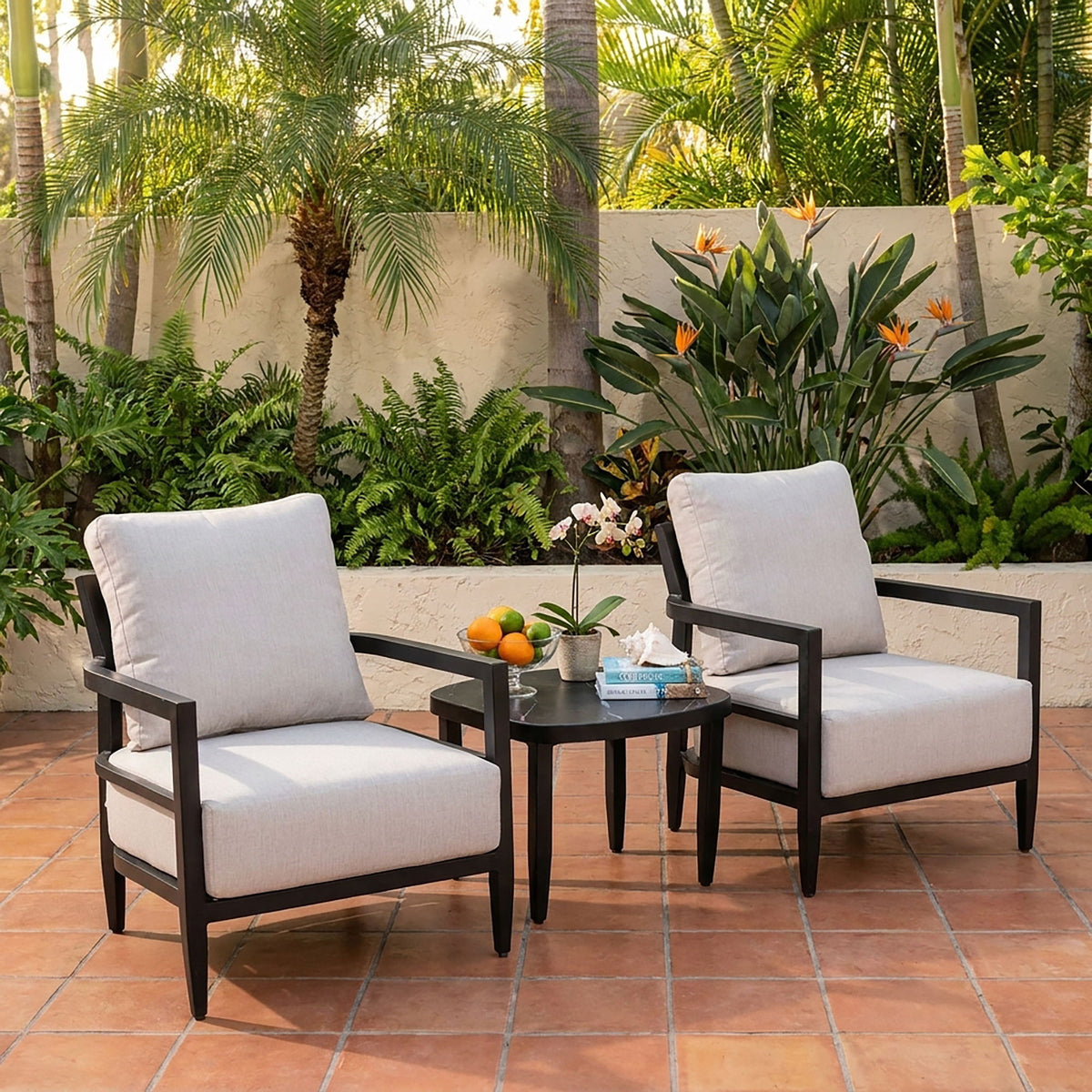 Conjunto de muebles para patio exterior