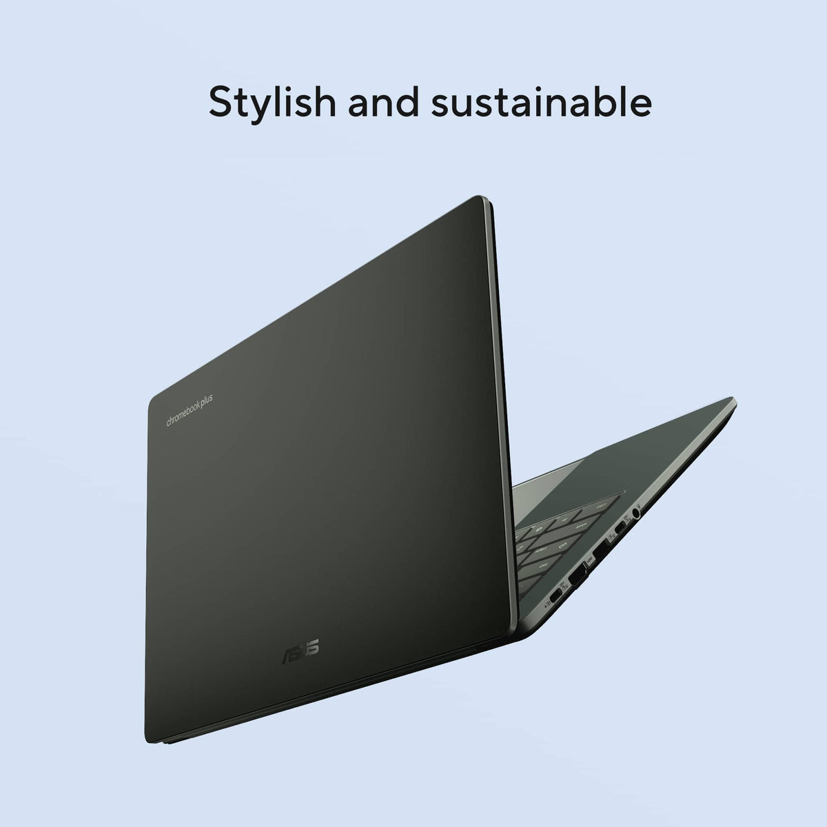 ASUS - CX14 14" FHD Chromebook Plus Laptop with Google AI - Intel Core 3 (2025) - 8GB Memory - 128GB Storage - Hunter Green