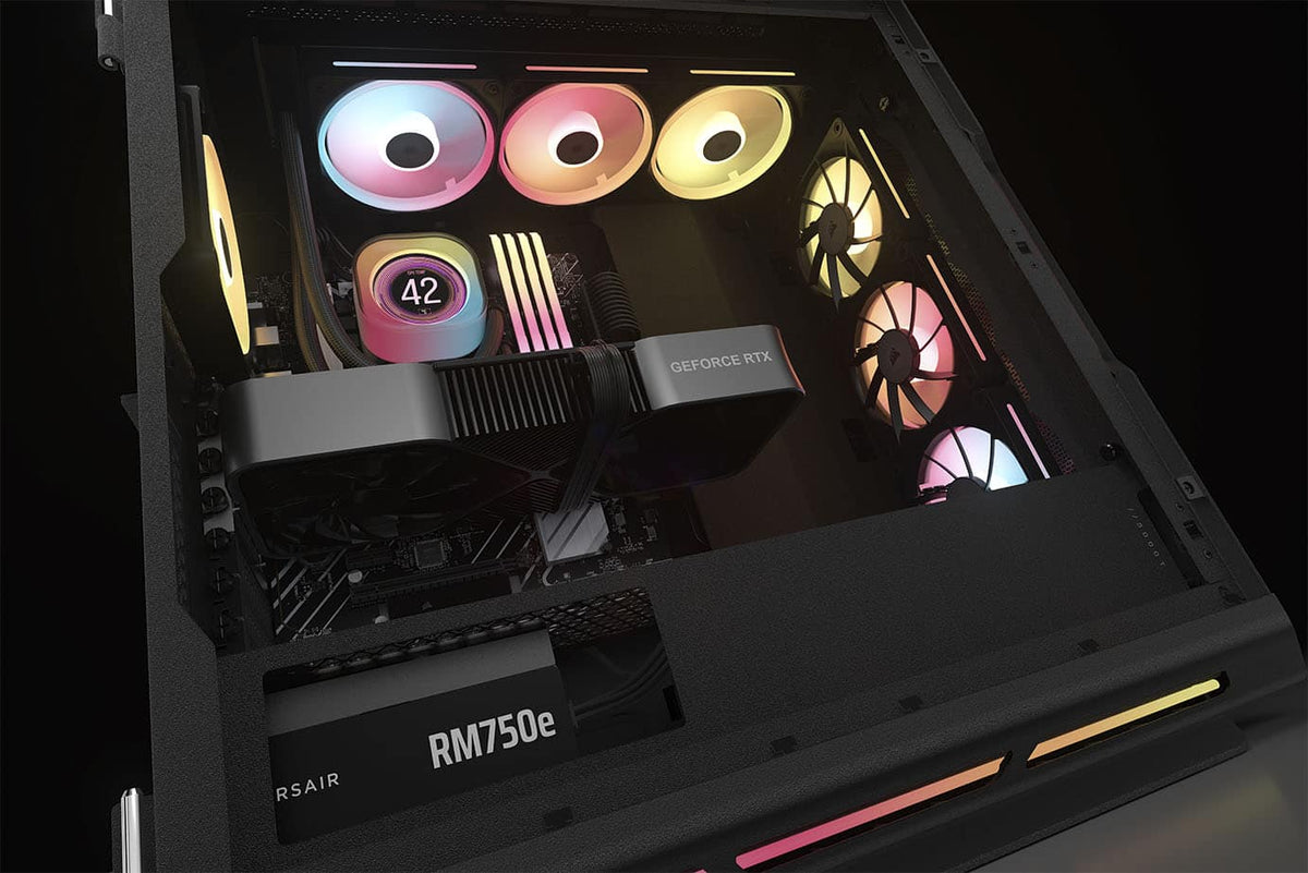 CORSAIR - RMe Series RM750e 80 PLUS Gold Fully Modular Low-Noise ATX 3.1 and PCIE 5.1 Power Supply - Black
