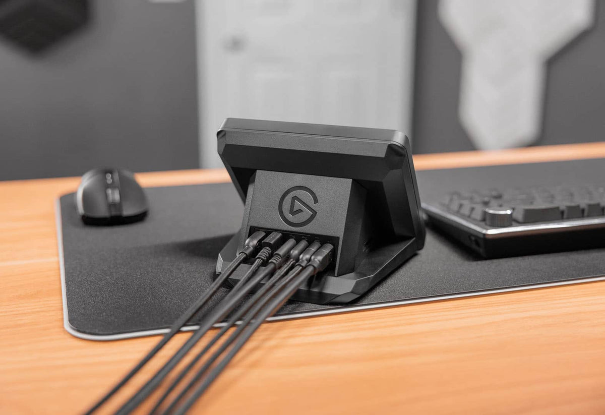 Elgato - USB Hub - For Stream Deck+ USB Microphone Interface and Customizable Audio Mixer - Black