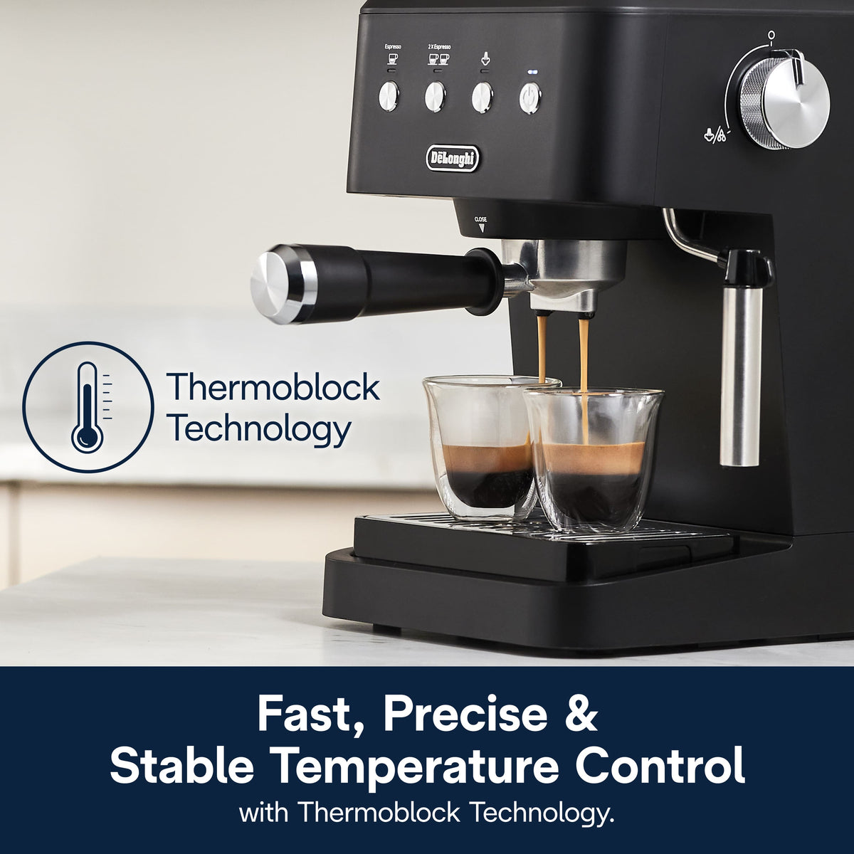 De'Longhi - De’Longhi Classic Espersso Machine - Matte Black