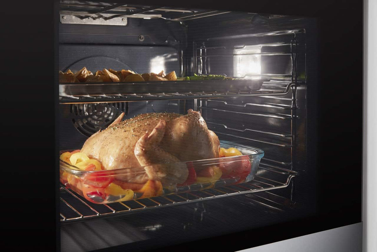 Whirlpool - 24 in. Built-In Double Electric Convection Wall Oven with WiFi - Stainless Steel