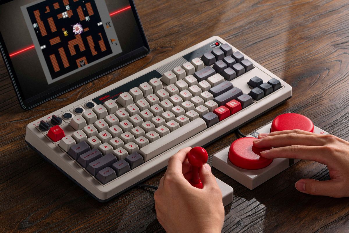 8BitDo - Retro Joystick and Mechanical Keyboard - N Edition