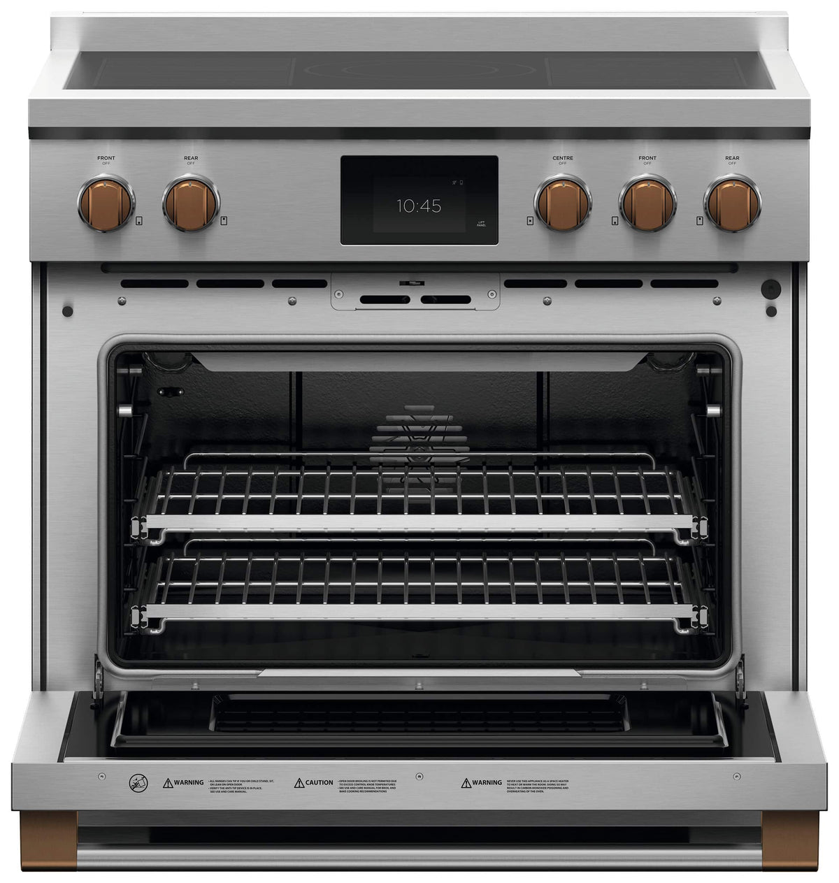 Fisher & Paykel - Pro Range Dial Kit, 36", 5 Zone, Dark Copper - Compatible with RIV3-365 - Dark Coper