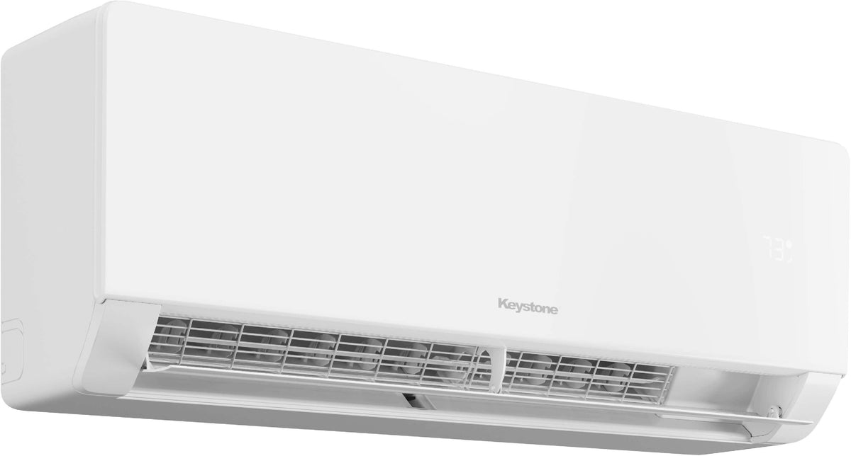 Keystone - Core 230V 400 Sq. Ft. 9,000 BTU Smart Mini Split Air Conditioner 10,000 BTU Heater - White