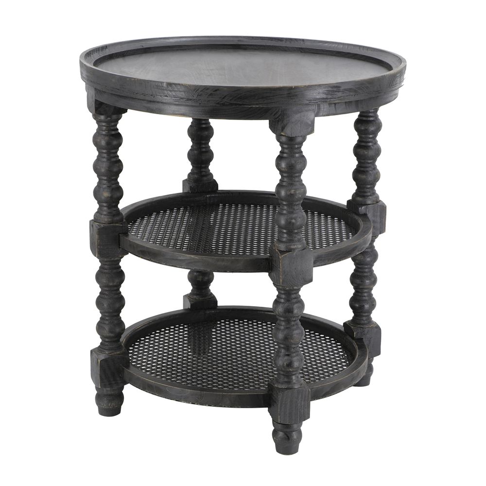 Round 3 Tiered Side Tabel, End Tabel For Lving Room Bedroom Entryway