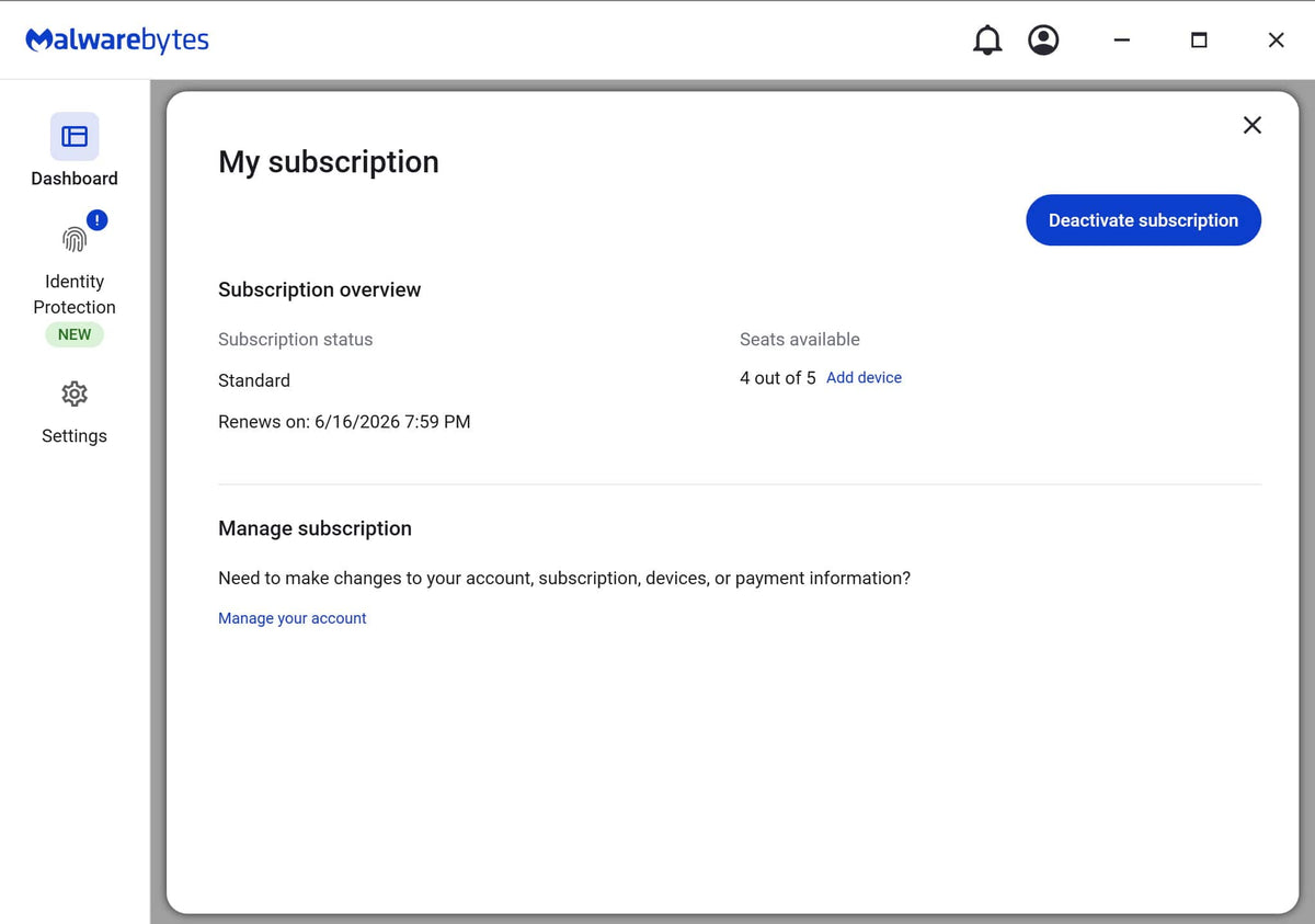 Malwarebytes - Premium (5-Devices) - Android, Apple iOS, Chrome, Mac OS, Windows