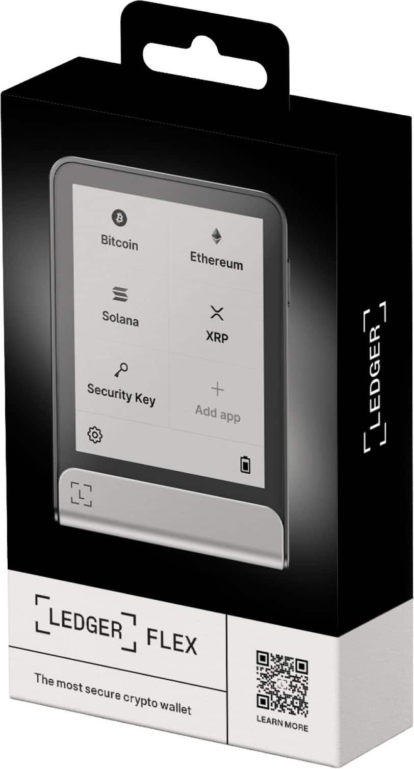 Ledger - Flex Crypto Hardware Wallet with Recovery Key - Graphite