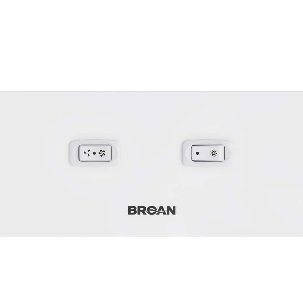 Broan - 36 inches - Convertible - Under cabinet Range Hood - White