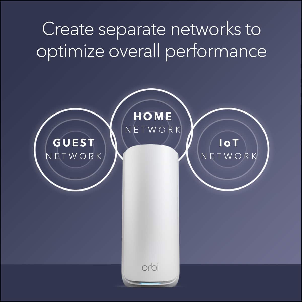NETGEAR - Orbi 870 Series BE21000 Tri-Band Mesh Wi-Fi 7 System - White