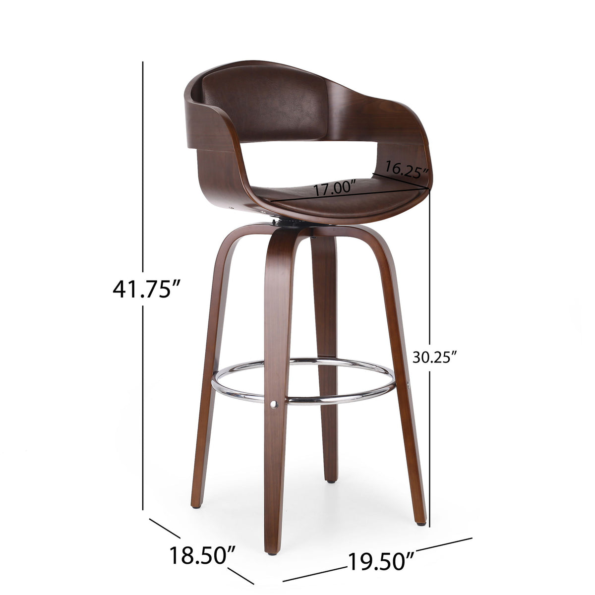 Modern Bar Stool, Swivel Function