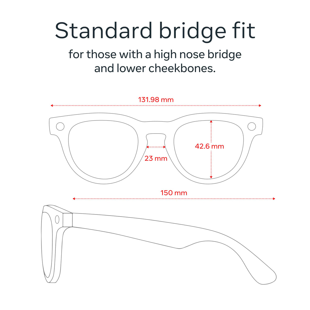 Ray-Ban Meta - Headliner (Gen 2) glasses with Meta AI, Audio, Photo, Video Compatibility - Polarized Graphite lenses - Matte Black