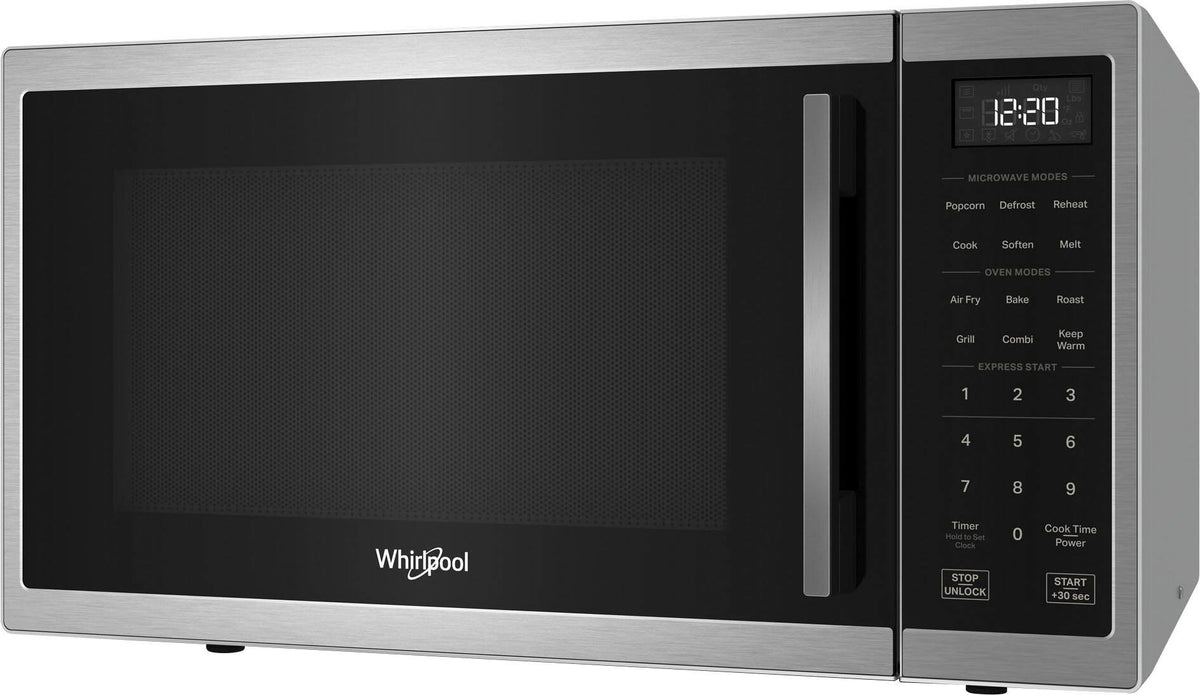 Whirlpool - 1.0 cu. ft. All-In-One Multifunctional Countertop Microwave With Air Fry - 900 watt - Stainless Steel