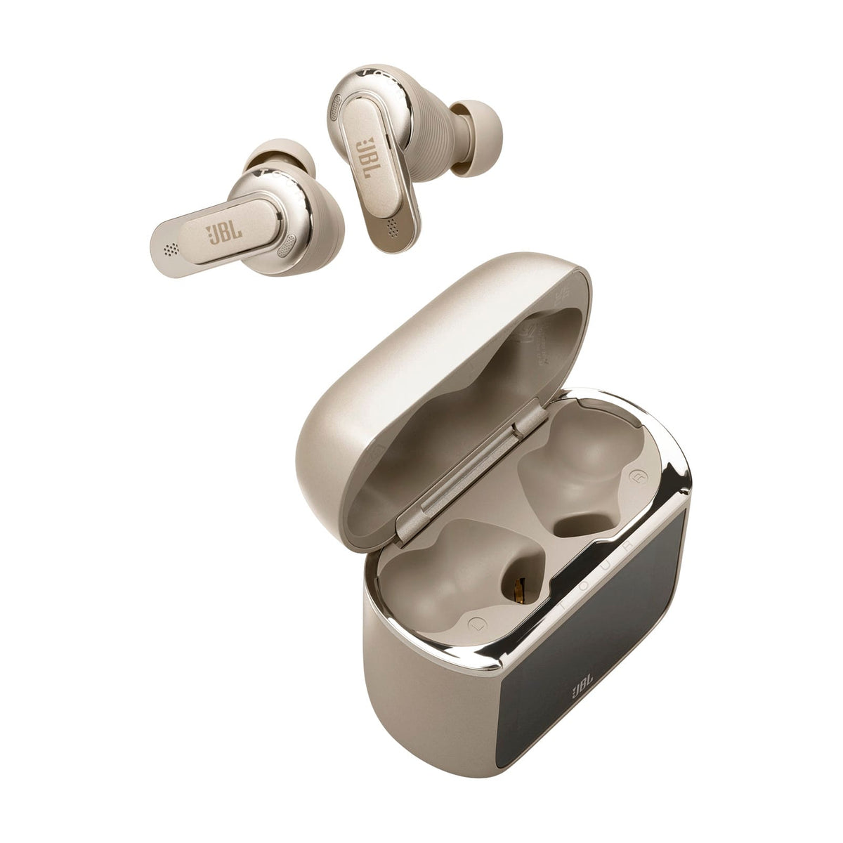 JBL - Tour Pro 3 True Wireless Noise Cancelling Earbuds - 2024 - Titanium
