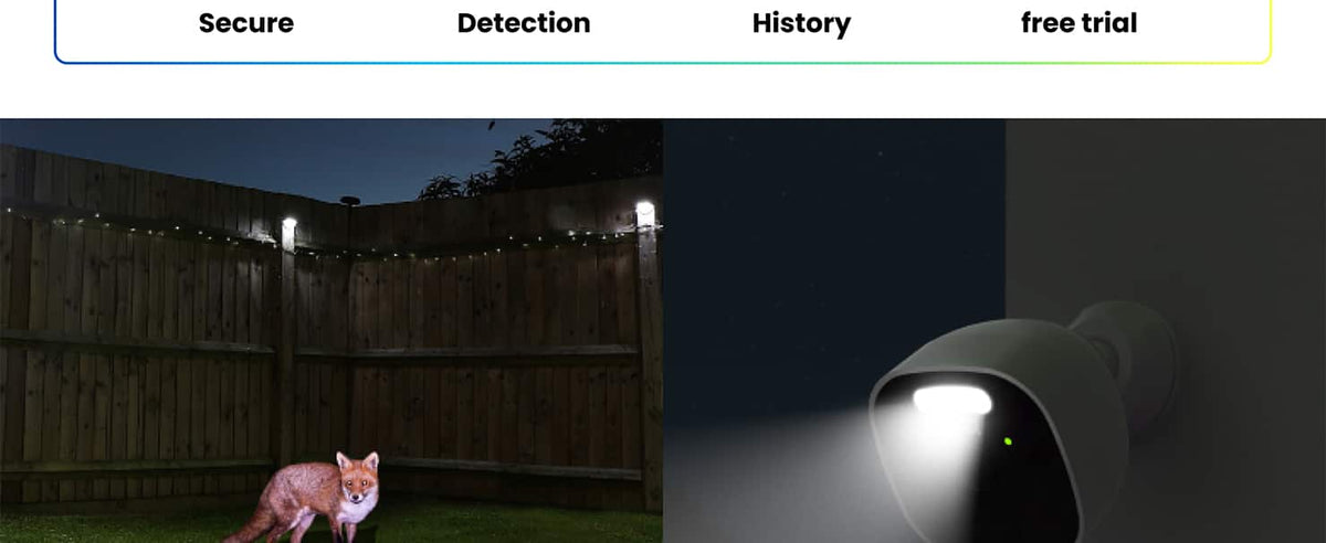 Chamberlain - myQ Outdoor Battery Security Camera - White