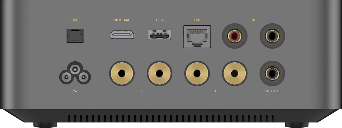 WiiM - Amp Ultra Streaming Amplifier - Space Gray