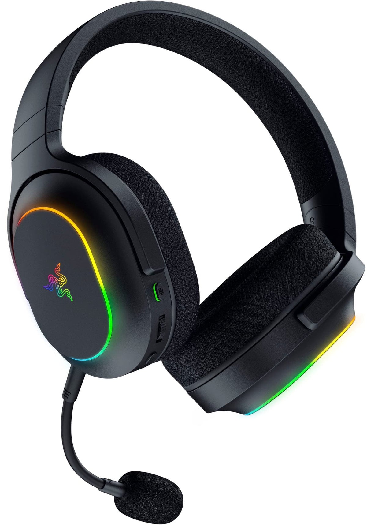 Razer - Barracuda X Chroma Bluetooth Wireless Over-the-Ear Gaming Headset for PC, Mac, Playstation, Switch, Steam Deck, Mobile - Black