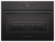 Fisher & Paykel - 24" 1.7 Cu Ft Built-in Convection Speed Oven, 6.8" Touchscreen - Compact - Minimal - Black