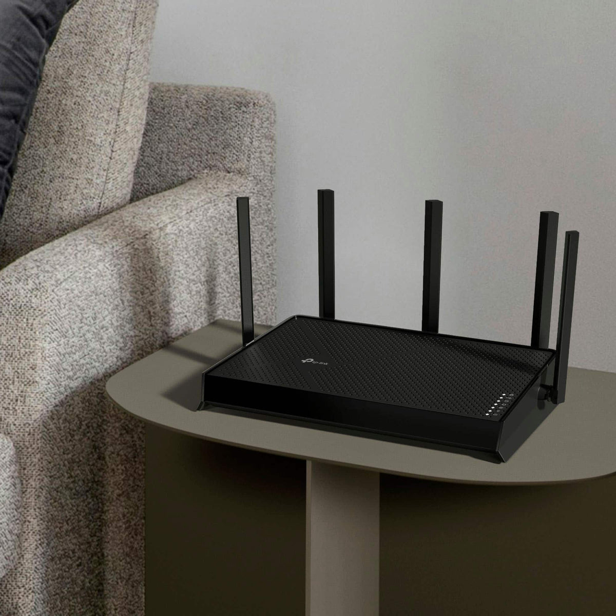 TP-Link - Archer BE5000 Dual-Band Wi-Fi 7 Router - Black