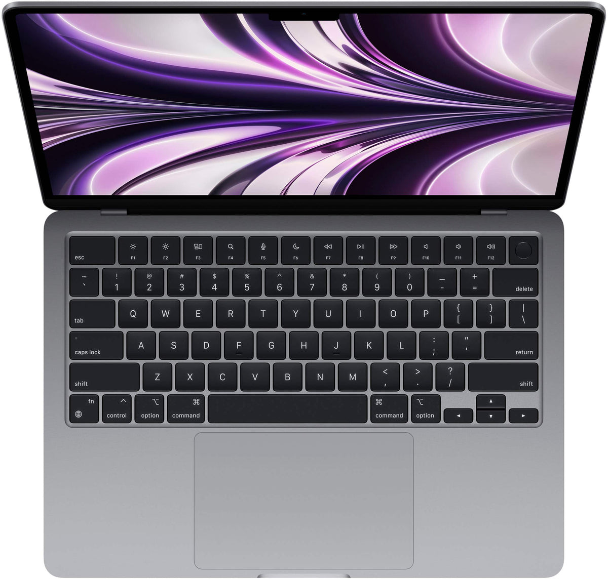 Apple - Geek Squad Certified Refurbished MacBook Air 13-inch Apple M2 chip Built for Apple Intelligence- 16GB Memory - 256GB SSD - Space Gray