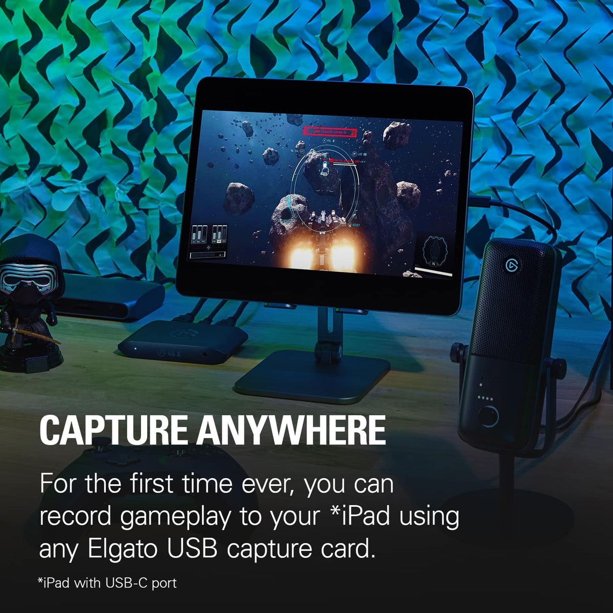 Elgato - 4K X 4K144 HDR10 External Capture Card with HDMI 2.1 for Nintendo Switch 2, PS5, PS4/Pro, Xbox, PC, and Mac - Black