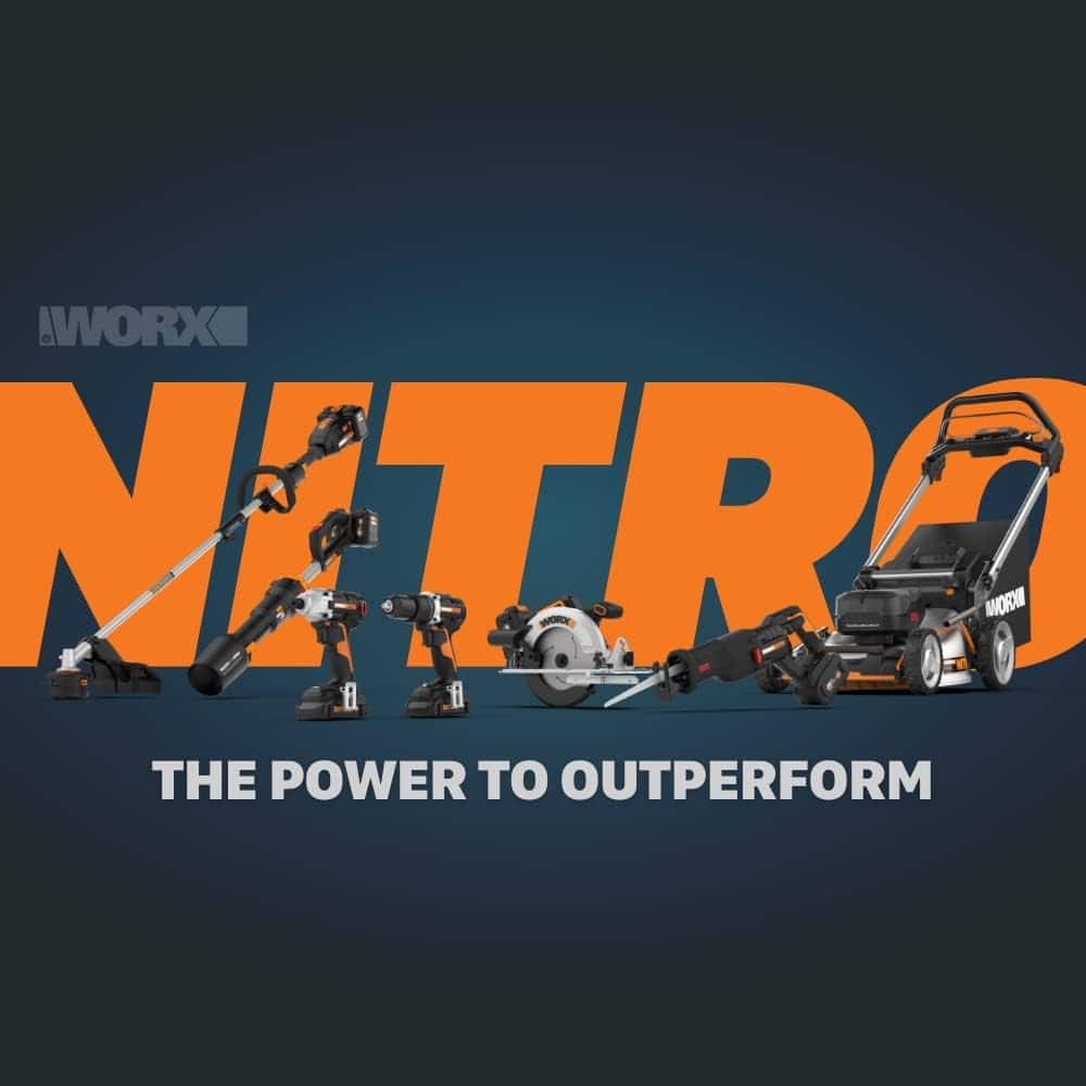WORX - Nitro 20V Cordless Brushless Jigsaw (1 x 2.5 Ah Battery & 1 x Charger Included) - Black