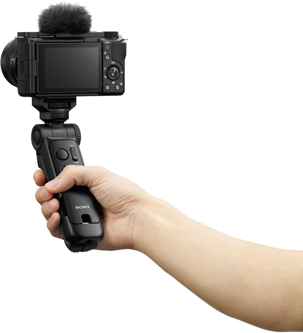 Sony - GP-VPT3 Multi-function Bluetooth® Shooting Grip, Tripod and Remote Comander - Black