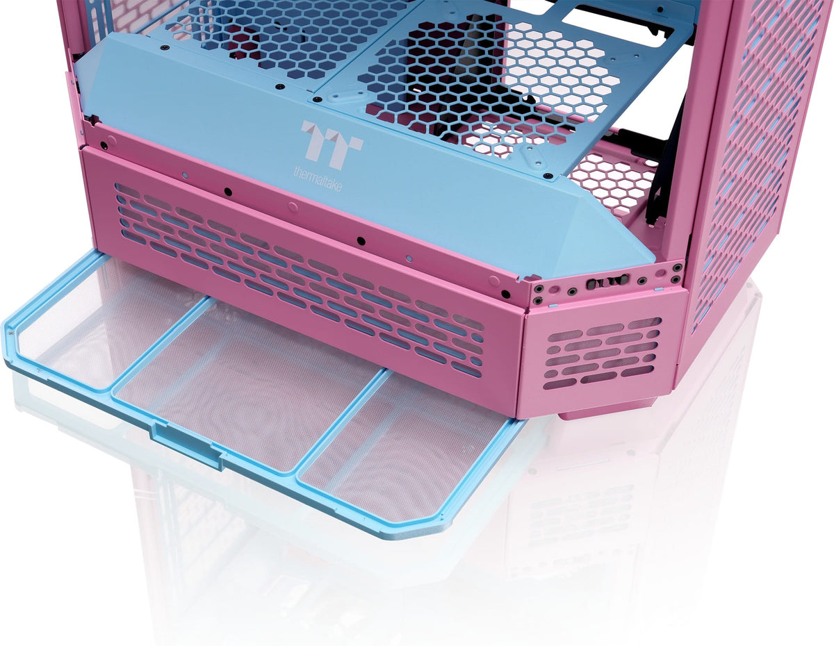Thermaltake - The Tower 600 Mid Tower ATX PC Case - Bubble Pink