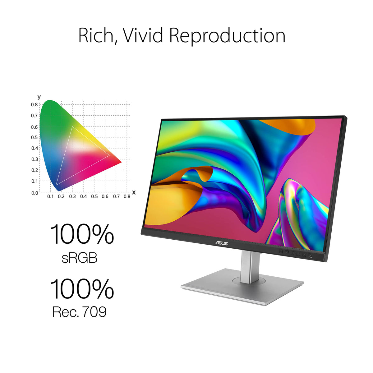 ASUS - ProArt 27" 4K IPS Professional Monitor with HDR (DisplayPort, HDMI, USB-C) - Black