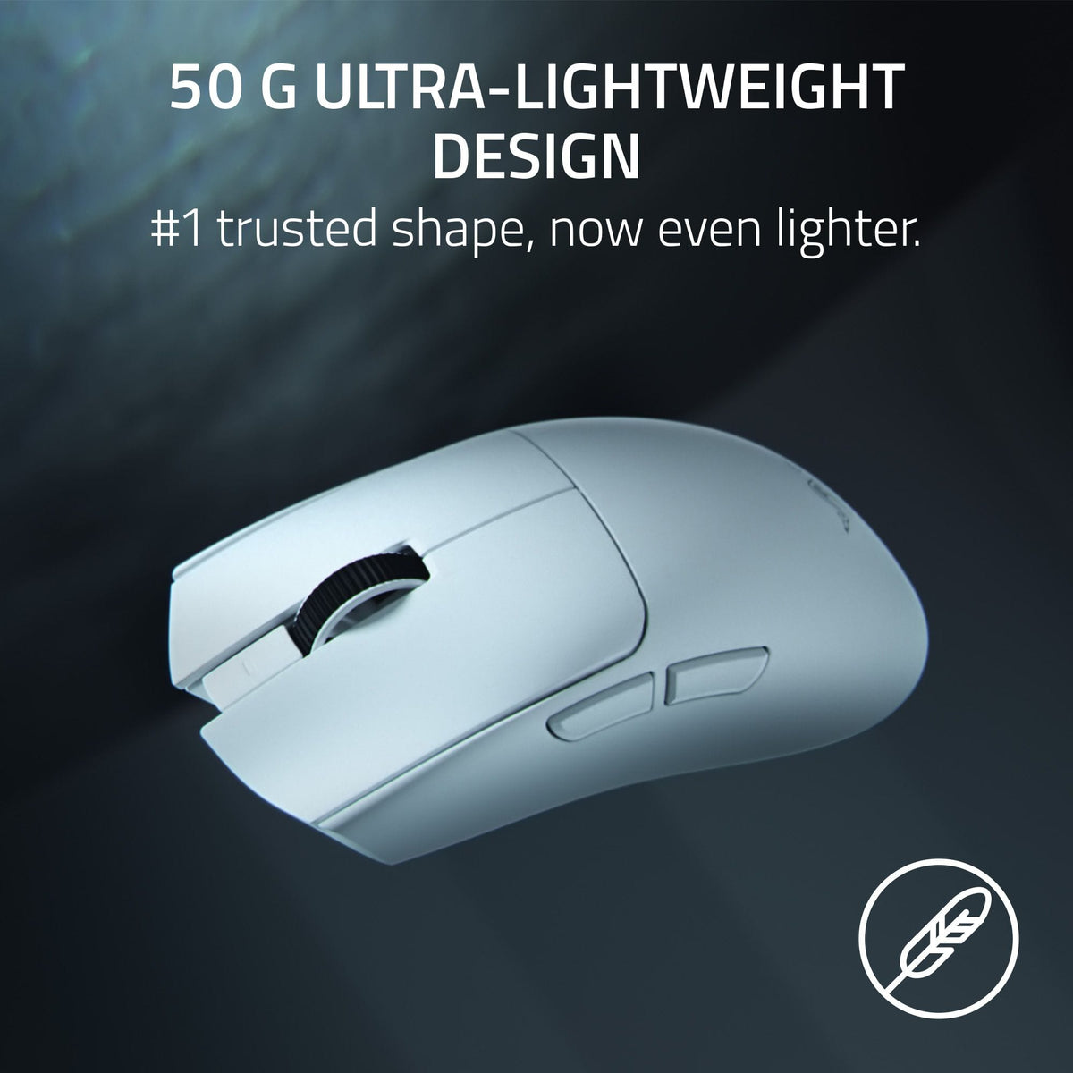 Razer - Viper V4 Pro Ultra Lightweight Optical Gaming Mouse with 180 Hour Battery Life - 8k Polling Rate - Wireless - White