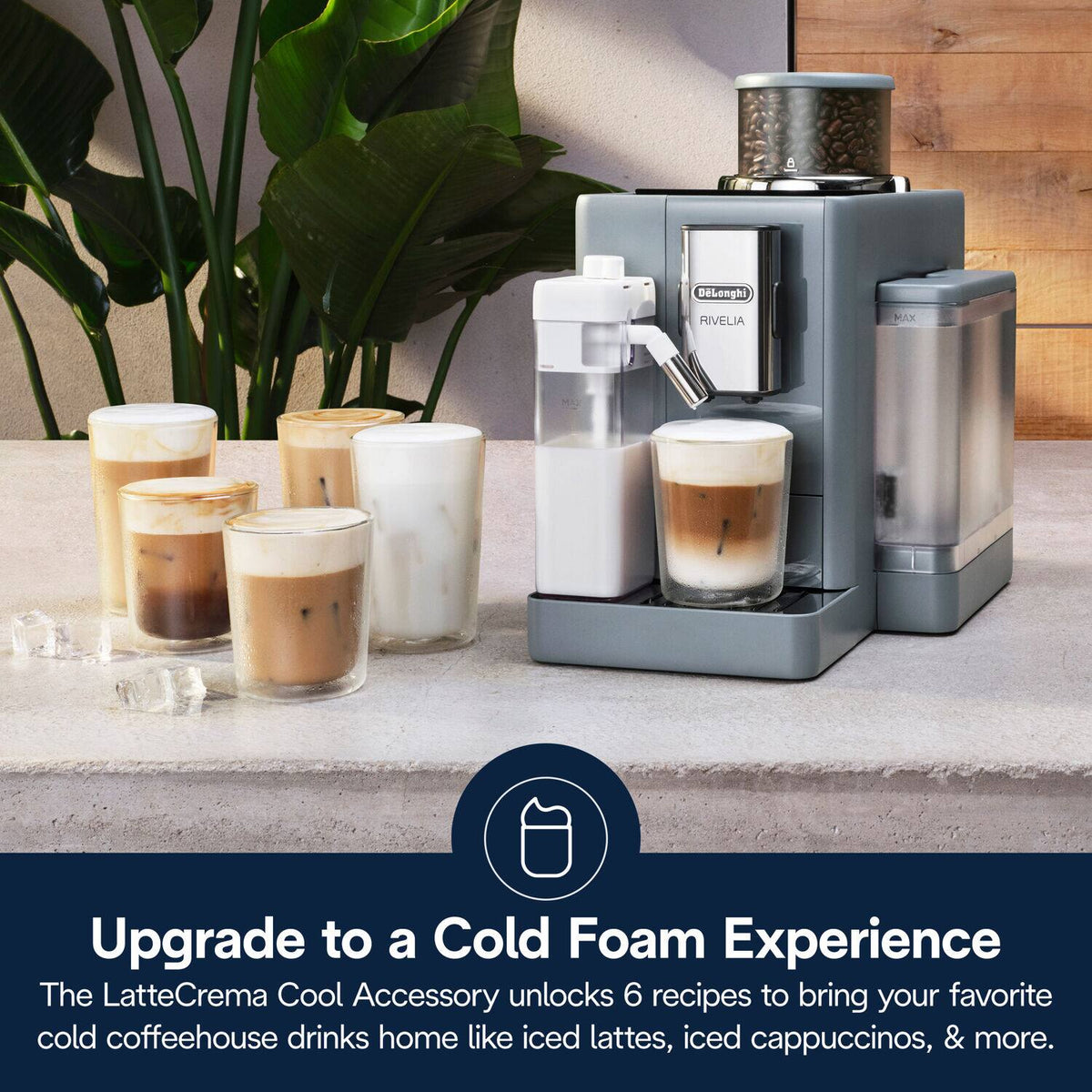 De'Longhi - LatteCrema Cool Upgrade Set - White