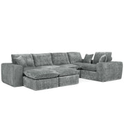 Sectional Sofa With Moveable Ottoman