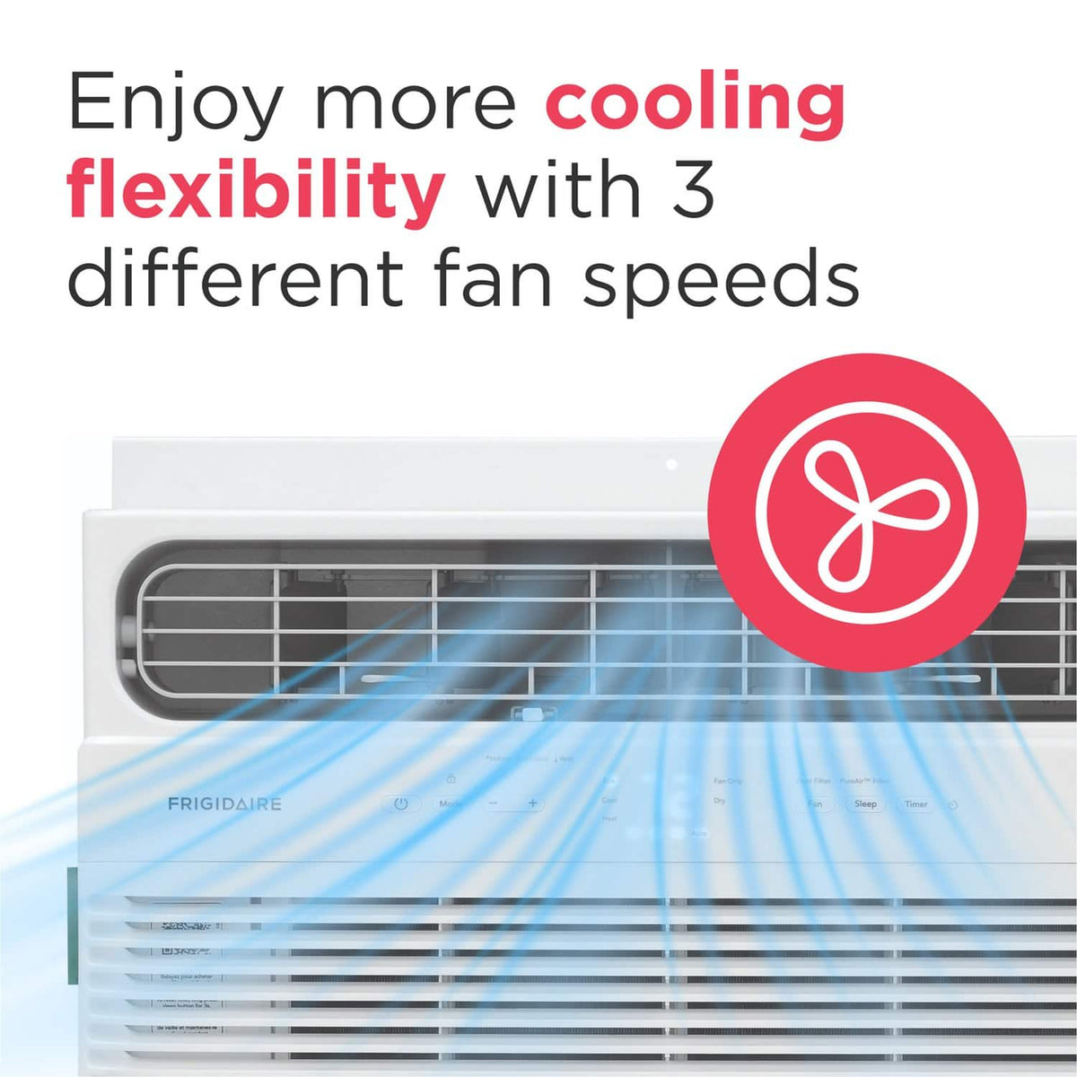 Frigidaire - 12,000 BTU 550 Sq. Ft. Window Air Conditioner with 11,000 BTU Supplemental Heat Function - White