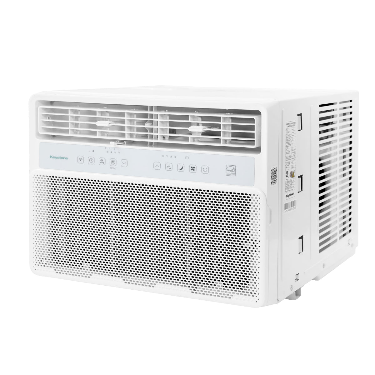 Keystone - 8,000 BTU 350 Sq. Ft Window Mounted Inverter Air Conditioner with Remote Control - White