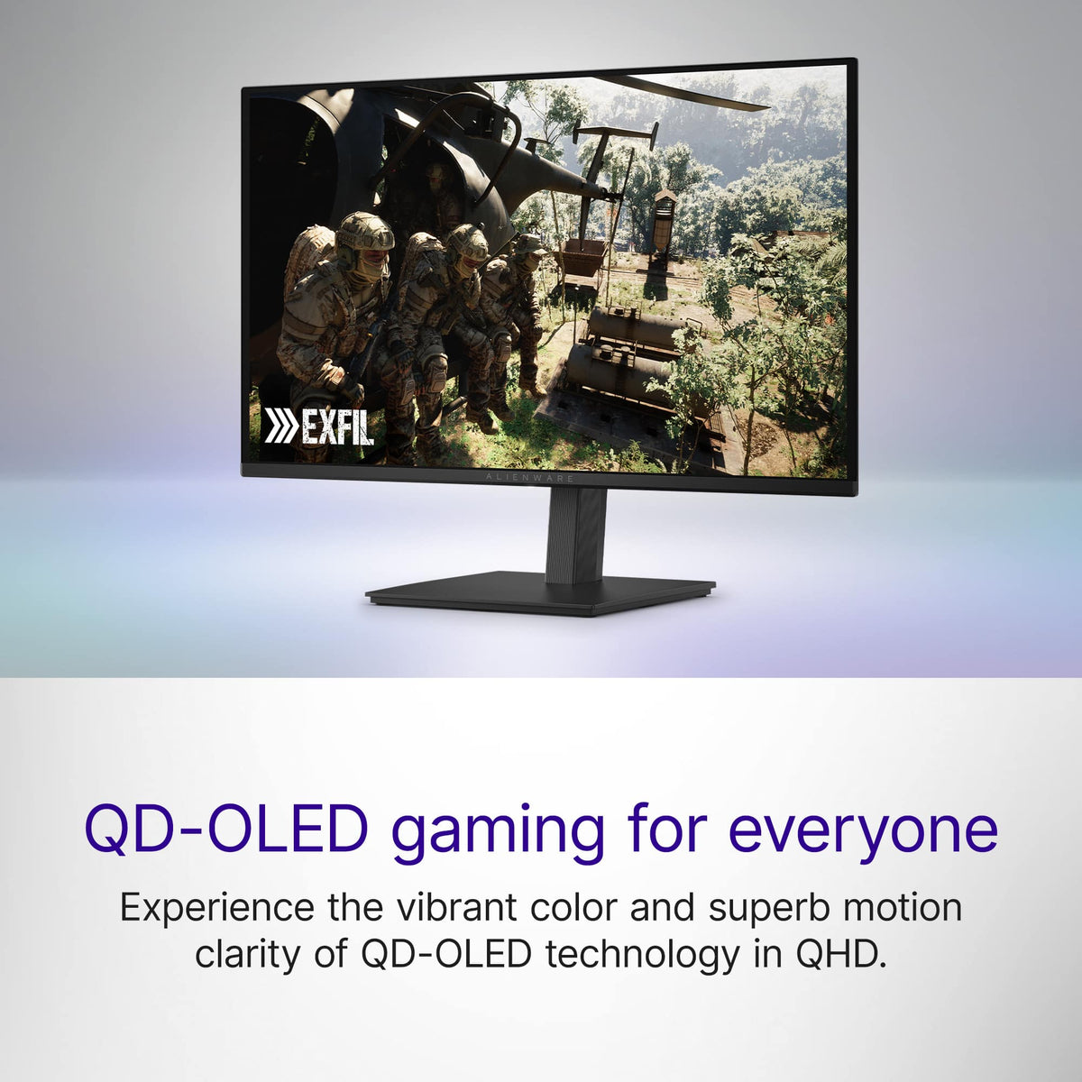 Alienware - AW2726DM 27" QD-OLED QHD 240Hz 0.03ms FreeSync Premium Pro Gaming Monitor with HDR (HDMI, DisplayPort) - Black