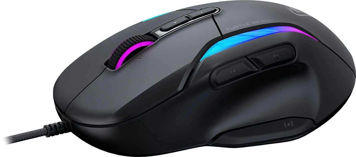 Turtle Beach - Kone II Wired Optical Gaming Mouse with RGB Lighting - Wired - Ash Black