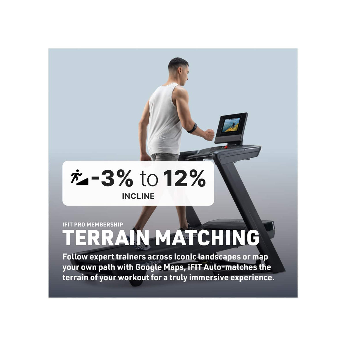 NordicTrack - Commercial 1250 Treadmill with 10" Tilting Touchscreen - Black