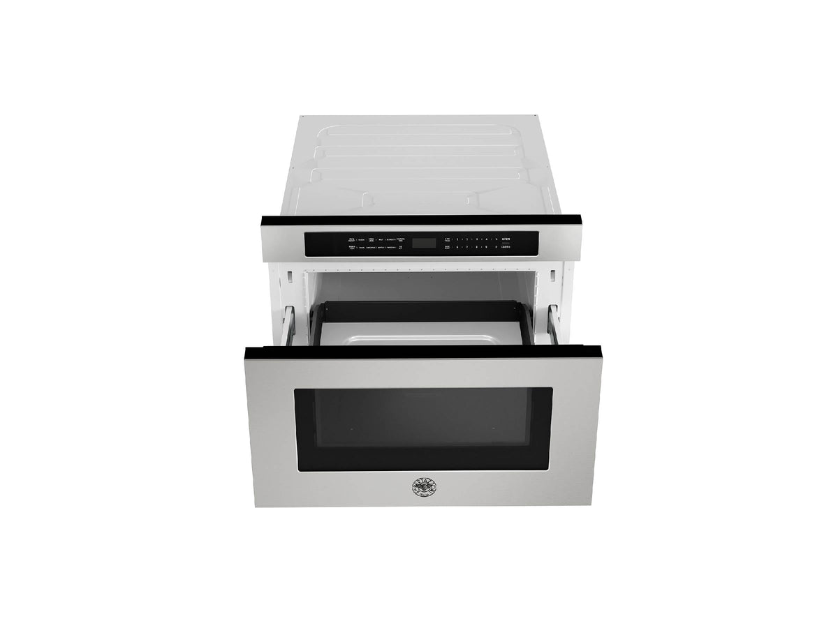 Bertazzoni - 24 in. 1.2 Cu. Ft. Microwave Drawer - Stainless Steel